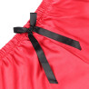 Subblime - 953966 Chemise De Nuit Décontractée En Soie + Pantalon En Dentelle Noir/Rouge L/Xl